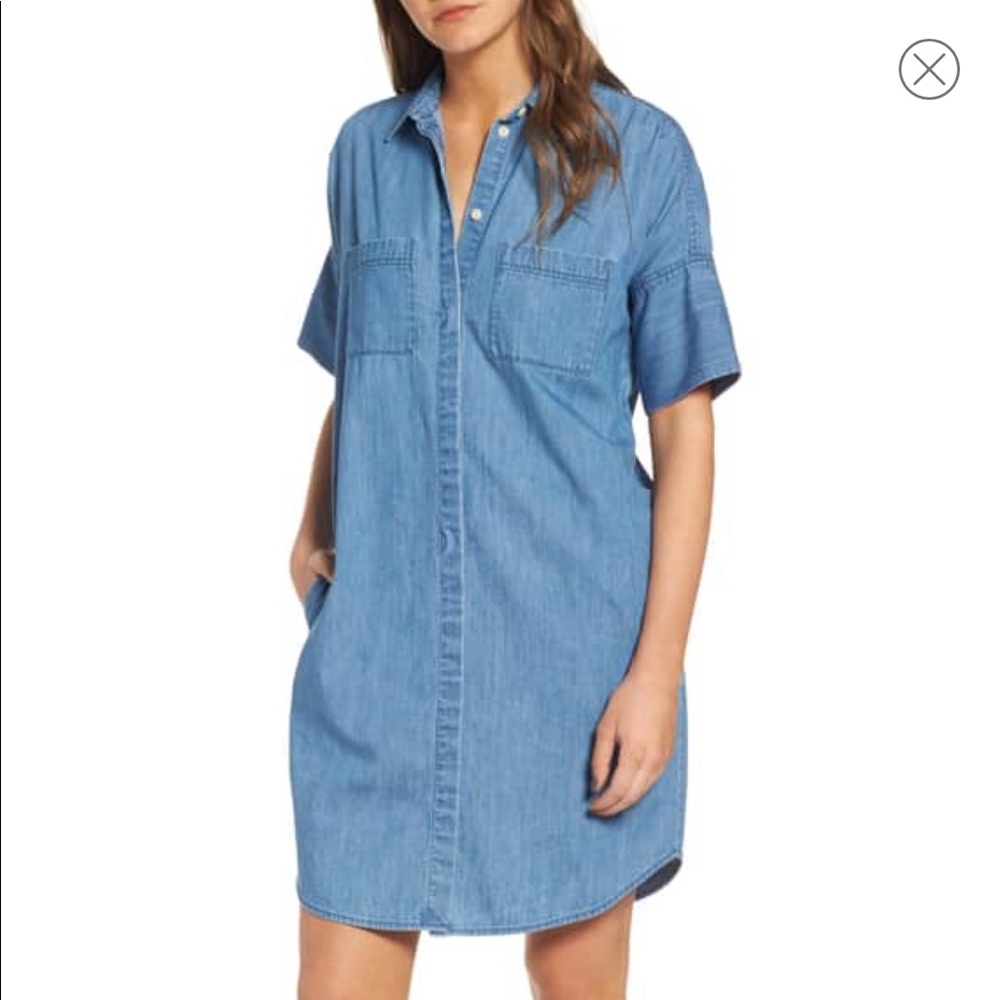 Madewell Courier Denim Shirtdress